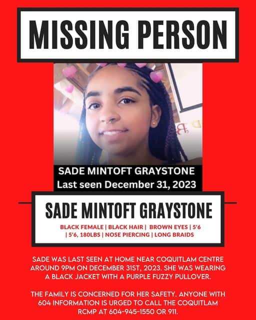 Sade Mintoft Graystone Missing